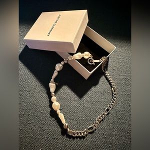 Justine Clenquet Silver Charly Choker Necklace